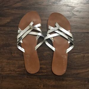 Silver summer flats!